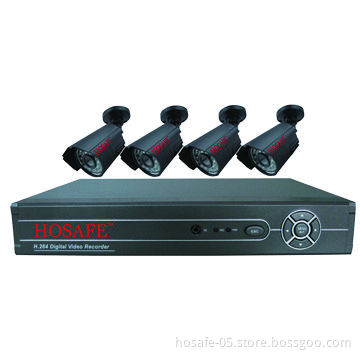 H.264 Network DVR Kit, Supports D1, 500GB HDD is Optional